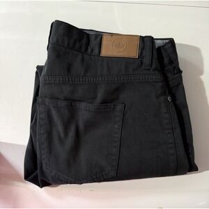 Peter Millar Ultimate Sateen 5-Pocket Golf Pants Black Mens Size 36x33 ME0B39